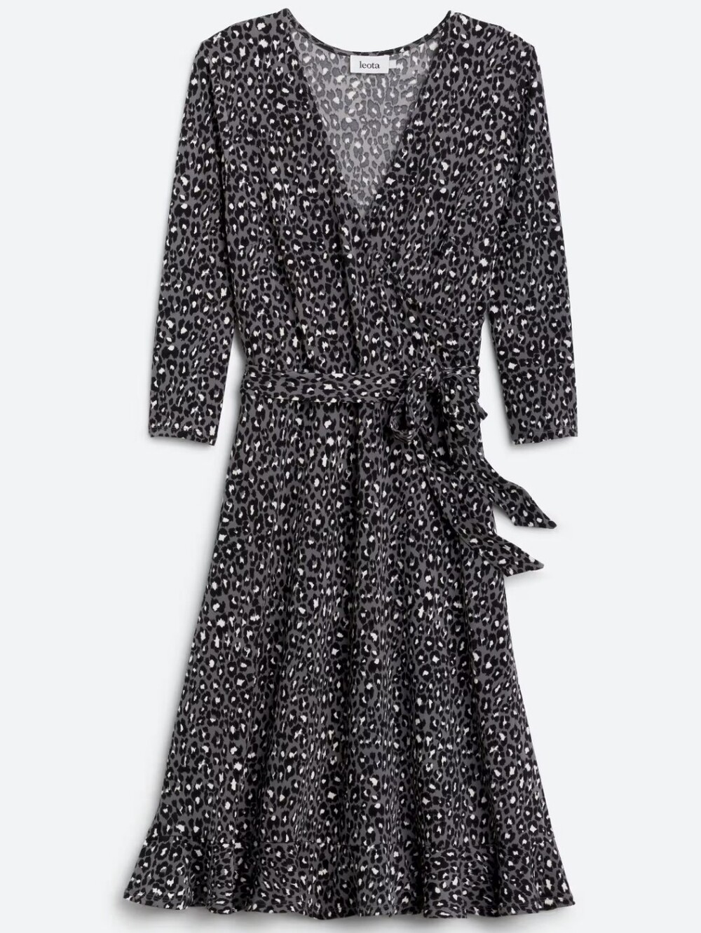 Leota Libby Faux Wrap Knit Dress